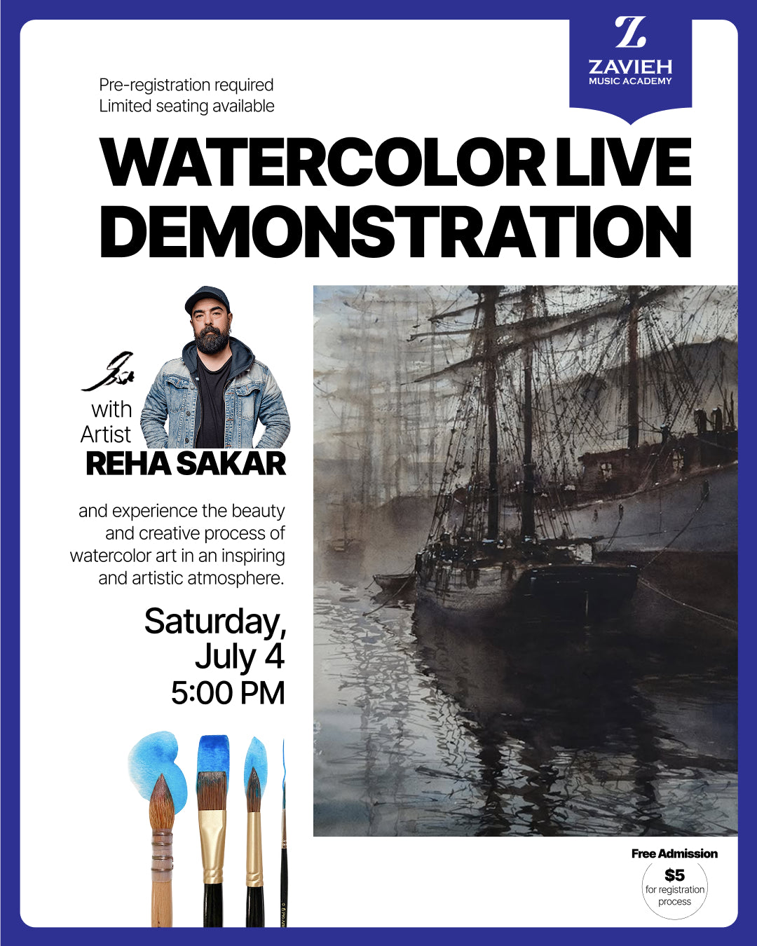 WATERCOLOR LIVE DEMONSTRATION